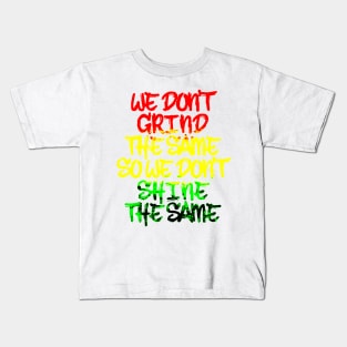 Rasta Carnival Inspired Grind Different Kids T-Shirt